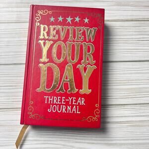 Review Your Day Three Year Journal Writing  Self Development Activity Book